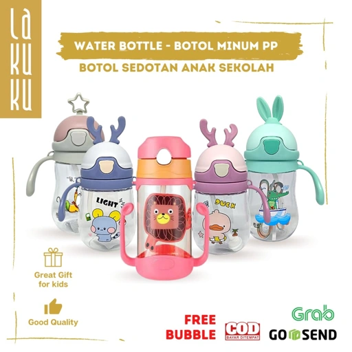 Image of Lakuku - Botol Sedotan Air Minum Anak Sippy Cup Baby Kids Bottle