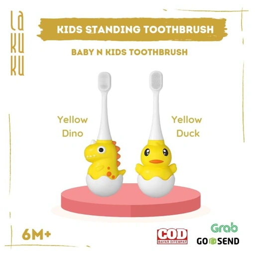 Image of Lakuku - Sikat Gigi Anak Lembut Standing Baby Kids Toothbrush