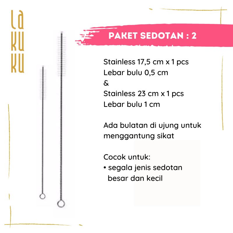 Lakuku - Tambahan Sedotan Straw Cup pengganti dot Botol Susu Baby Wide Classic Natural Training Cup untuk berbagai merek