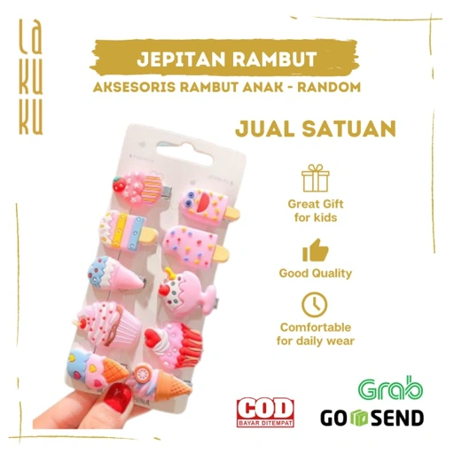 Image of Lakuku - 1 pc Jepitan Rambut Aksesoris Anak Perempuan lucu