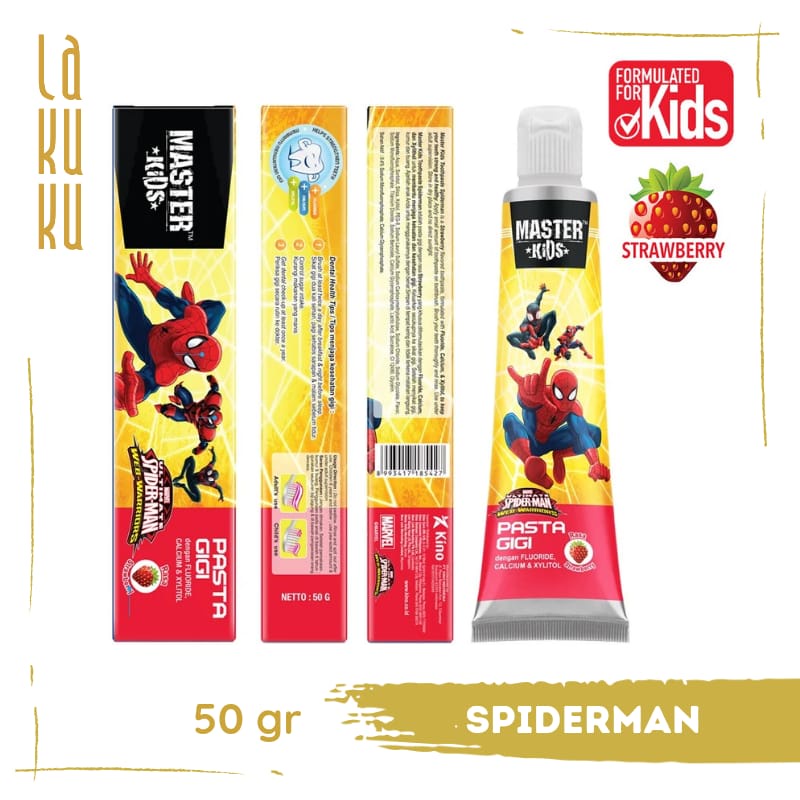 Lakuku - Master Kids Odol Pasta Gigi Superhero Fluoride Marvel