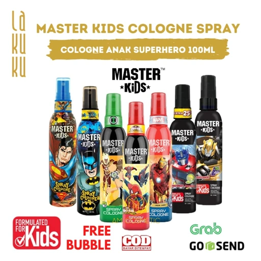 Image of Lakuku - Master Kids Superhero Cologne Spray 100ml Parfum Anak Wangi Buah