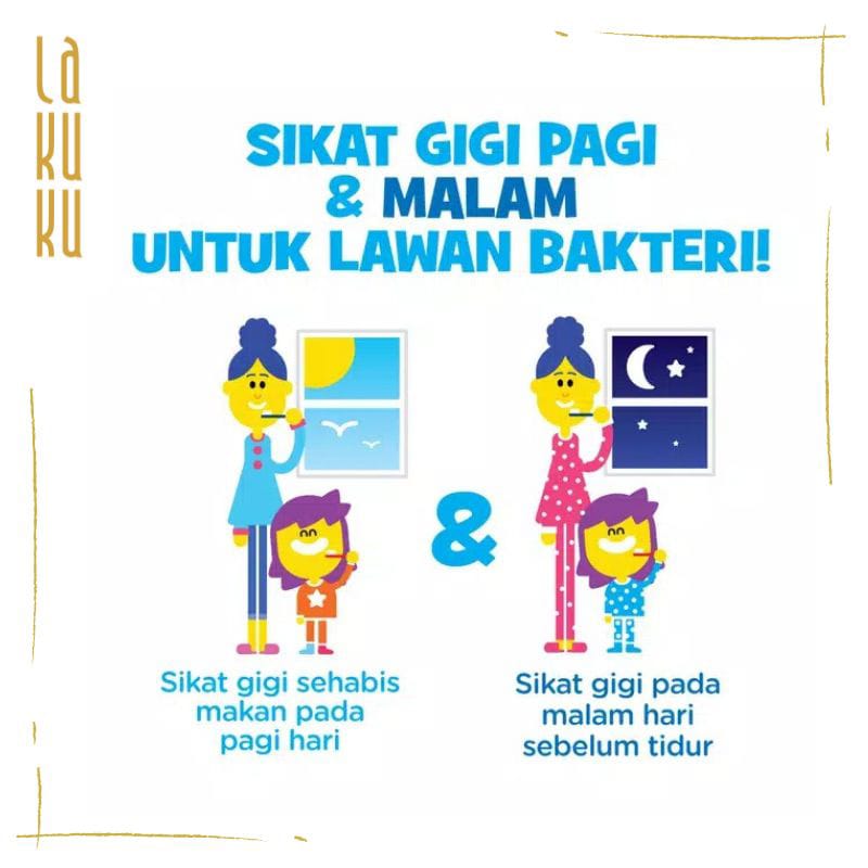 Lakuku - Pepsodent Odol Pasta Gigi Anak Junior Flouride 2 tahun +