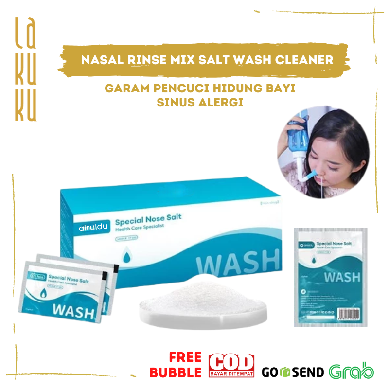 Lakuku - Airuidu Nasal Salt Wash Cleaner Garam Cuci Hidung