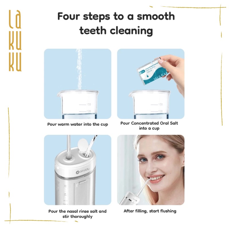 Lakuku - Airuidu Oral Salt Garam Cuci Mulut Mouthwash