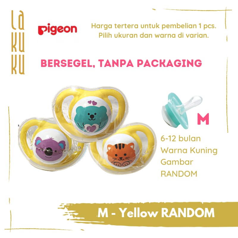 Lakuku - Pigeon Pacifier Empeng Anak Bayi Unisex S M L