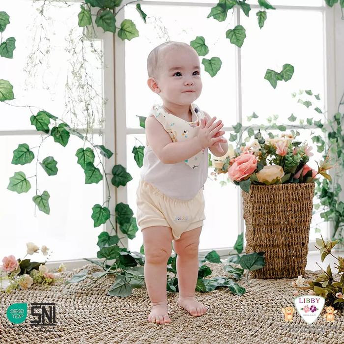 Lakuku- Singlet Libby Baju Kutang Dalaman Anak bayi balita putih polos