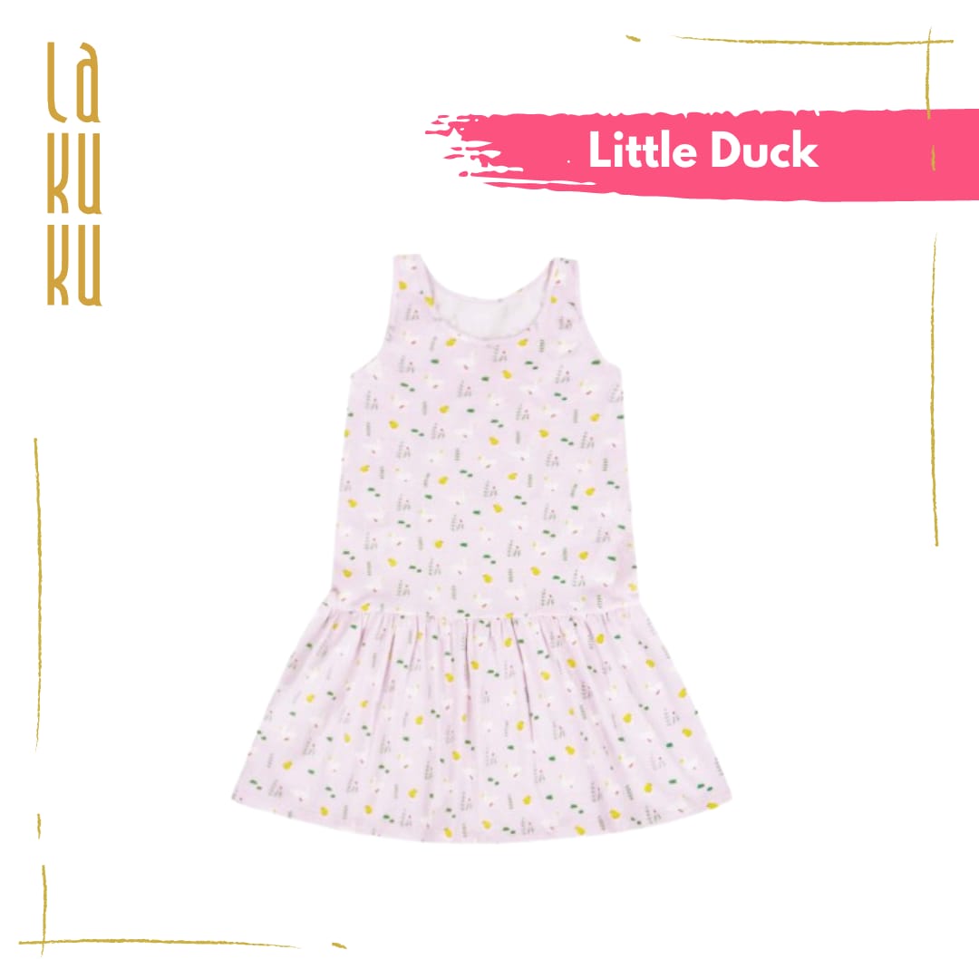 Lakuku - Little Palmerhaus Printed Jersey Dress Cotton 1-6 th