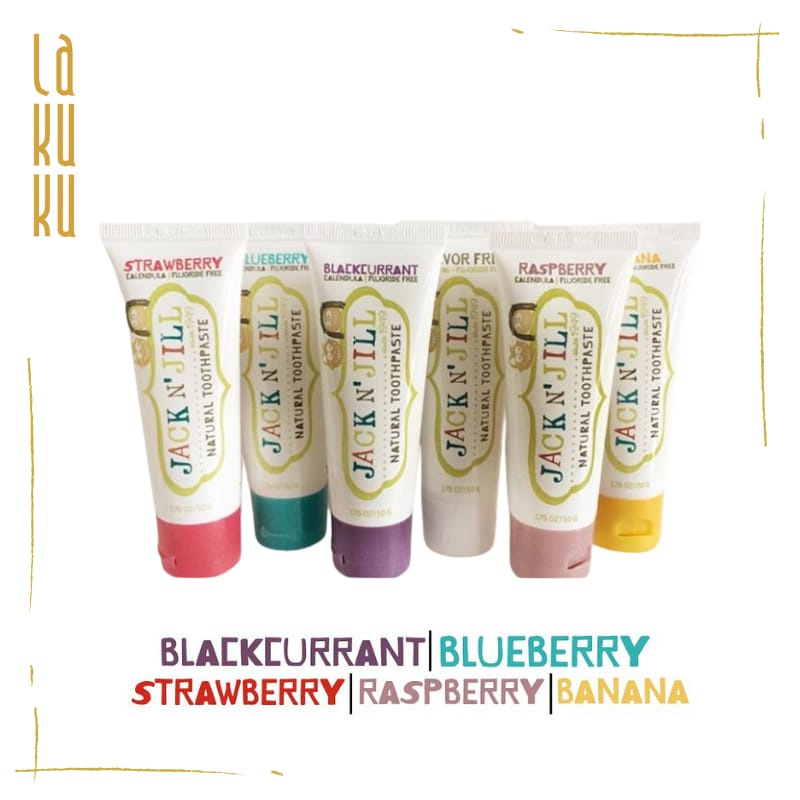 Lakuku - Jack N' Jill Natural Baby Toodlers Organic Toothpaste Pasta Gigi Odol Anak