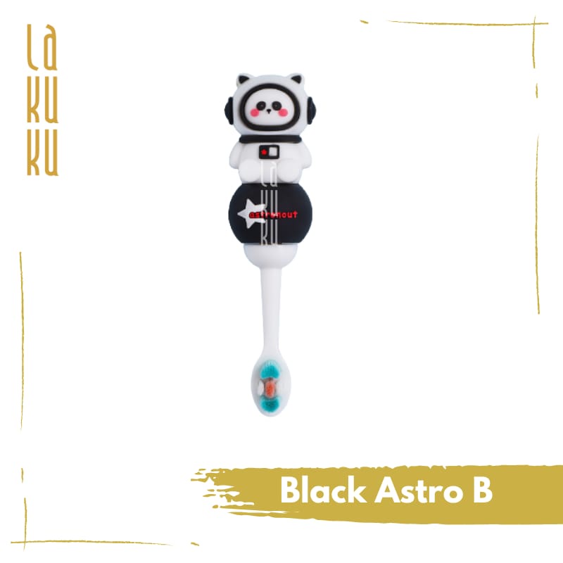 Lakuku - Sikat Gigi Anak Balita 1 tahun Lembut Soft Toothbrush model silikon boneka lucu