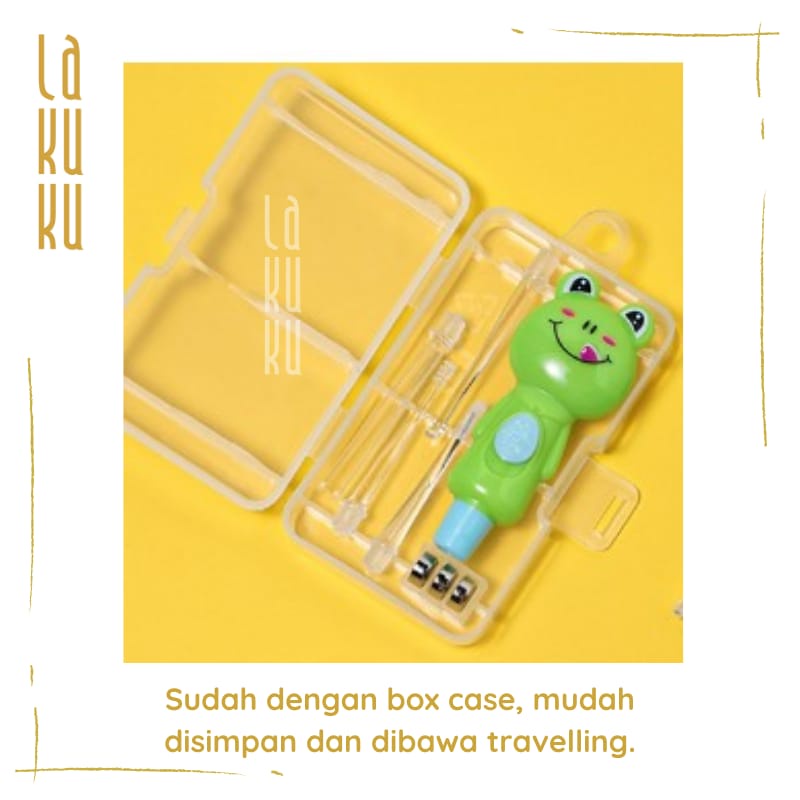 Lakuku - Alat Pembersih Led Telinga Korek Kuping dan Hidung Anak