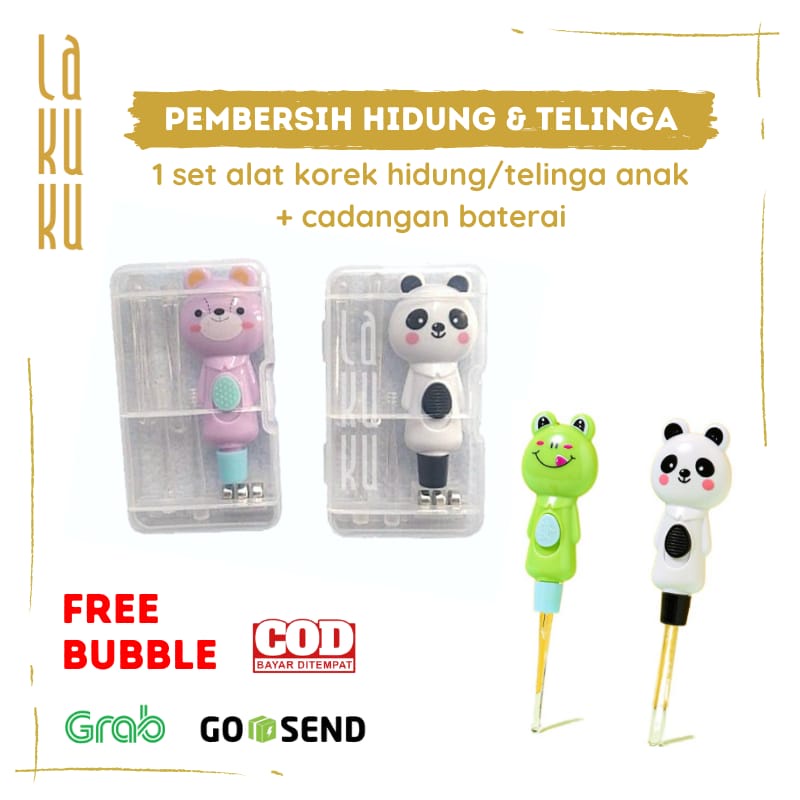 Lakuku - Alat Pembersih Led Telinga Korek Kuping dan Hidung Anak