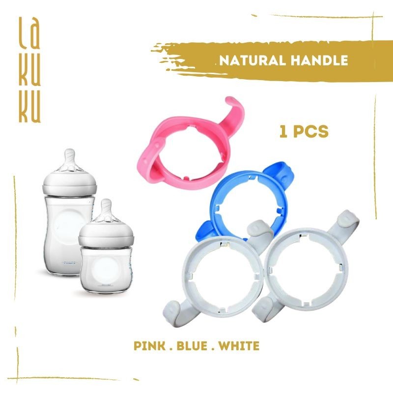 Lakuku - Bottle Handle Gagang Botol Susu Pegangan Botol Natural dan Classic Wide