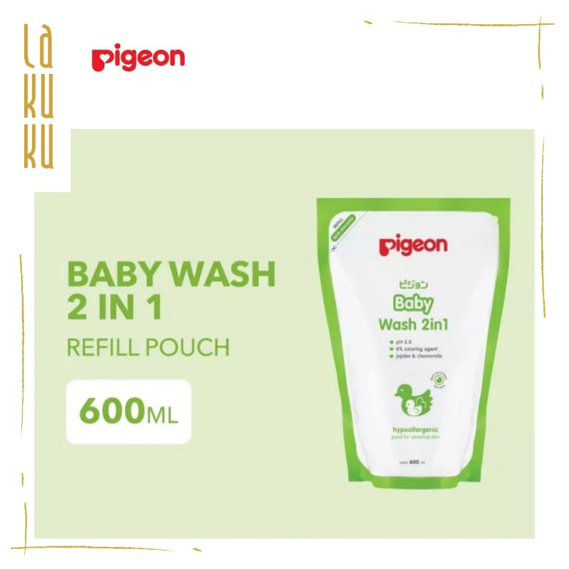 Lakuku - Pigeon Baby Wash 2 in 1 Sabun Mandi Shampoo Bayi