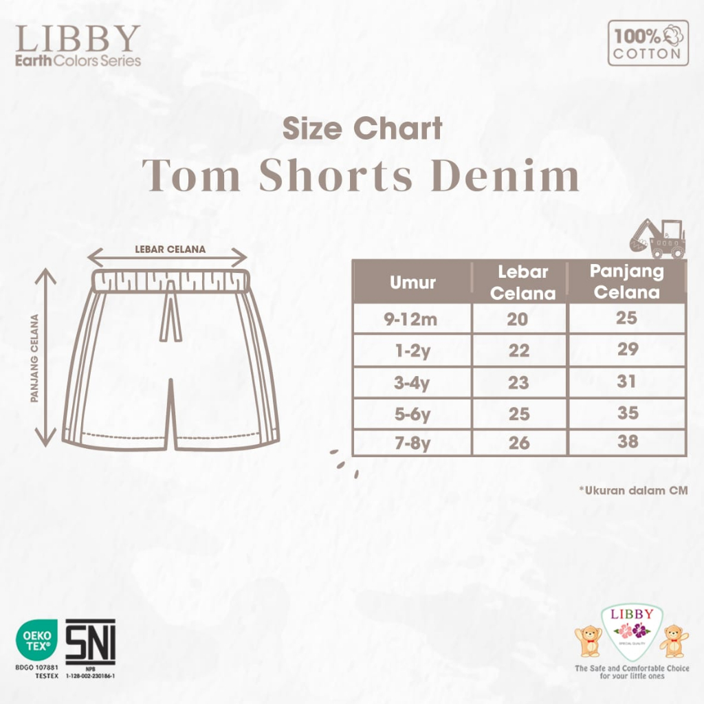 Lakuku - Tom Shorts Denim Celana Pendek Olahraga Casual Anak Laki