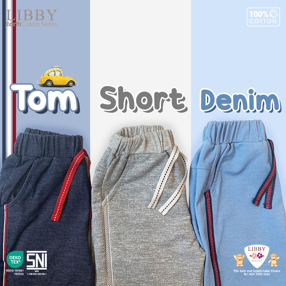 Lakuku - Tom Shorts Denim Celana Pendek Olahraga Casual Anak Laki