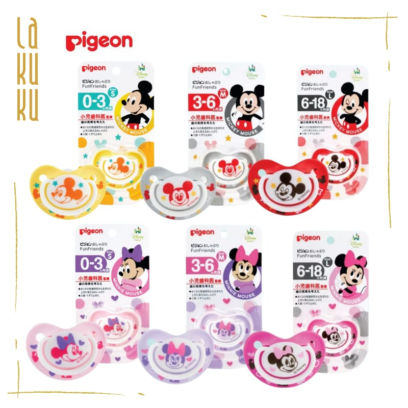 Lakuku - Pigeon Pacifier Empeng Anak Bayi Unisex S M L