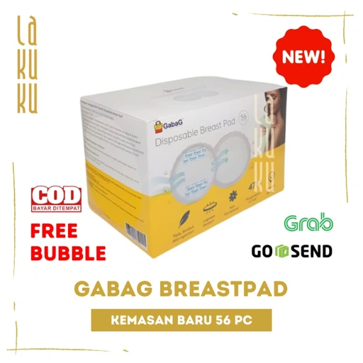 Image of Gabag Classic Breastpad - Breast Pad 56 pcs FREE BUBBLE