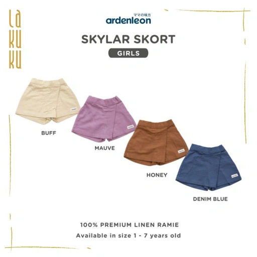 Image of Lakuku - Ardenleon Skylar Skort Girl 1-7th Rok Celana Anak Perempuan