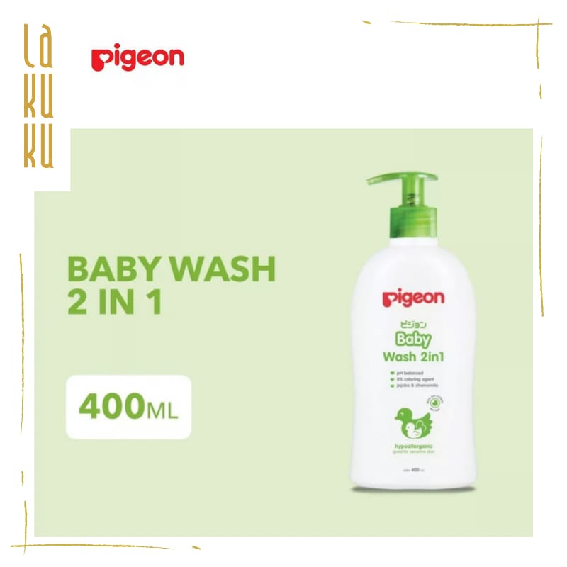 Lakuku - Pigeon Baby Wash 2 in 1 Sabun Mandi Shampoo Bayi