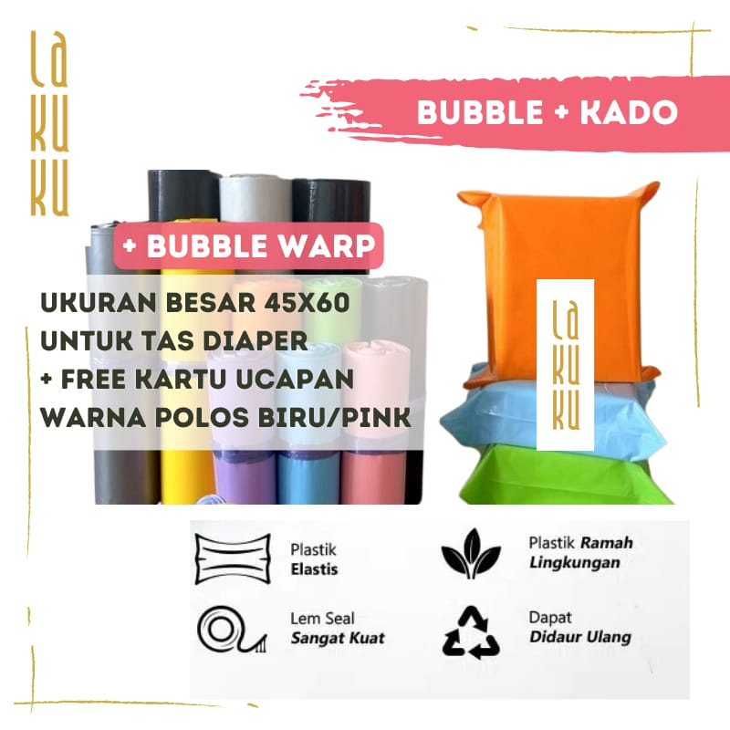 Lakuku - Diaper Bag Tas Ransel Perlengkapan Ibu Anak Bayi Serbaguna Anti Air Water proof
