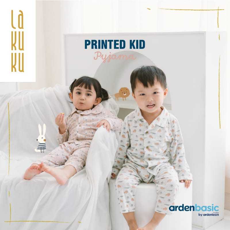 Lakuku - Ardenleon Baby basic set and Kid Piyama Setelan Baju Celana Panjang Tidur Katun motif