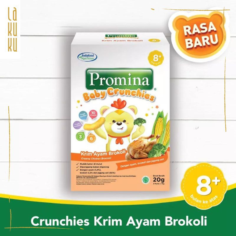 Lakuku - Promina Makanan dan Cemilan sehat Bayi Mpasi Crunchies dan Mie Batita