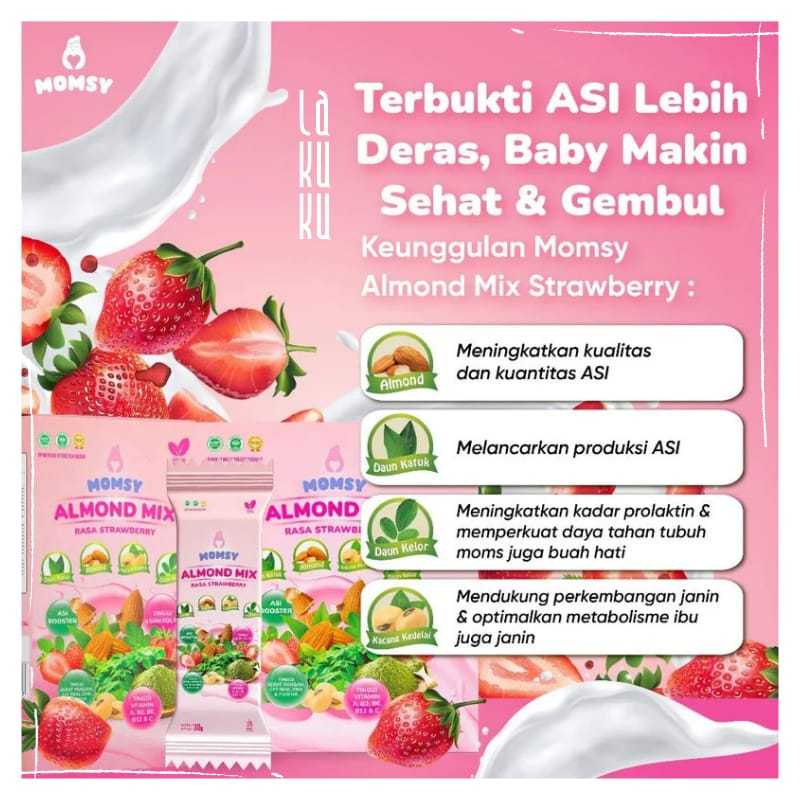 Lakuku - Momsy asi booster pelancar asi ibu dan minuman almon mix