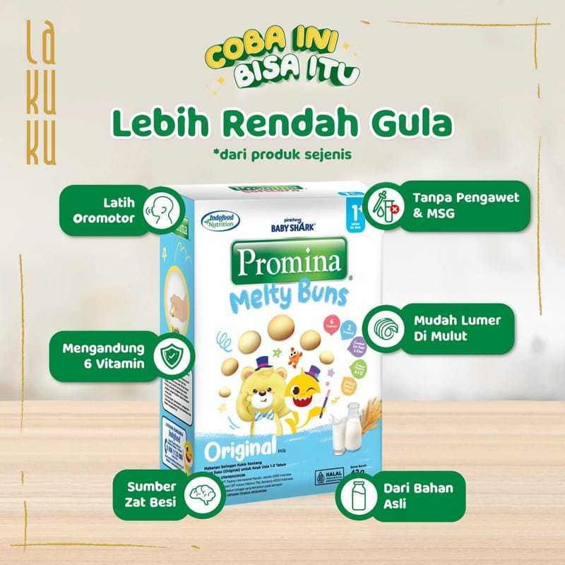 Lakuku - Promina Makanan dan Cemilan sehat Bayi Mpasi Crunchies dan Mie Batita