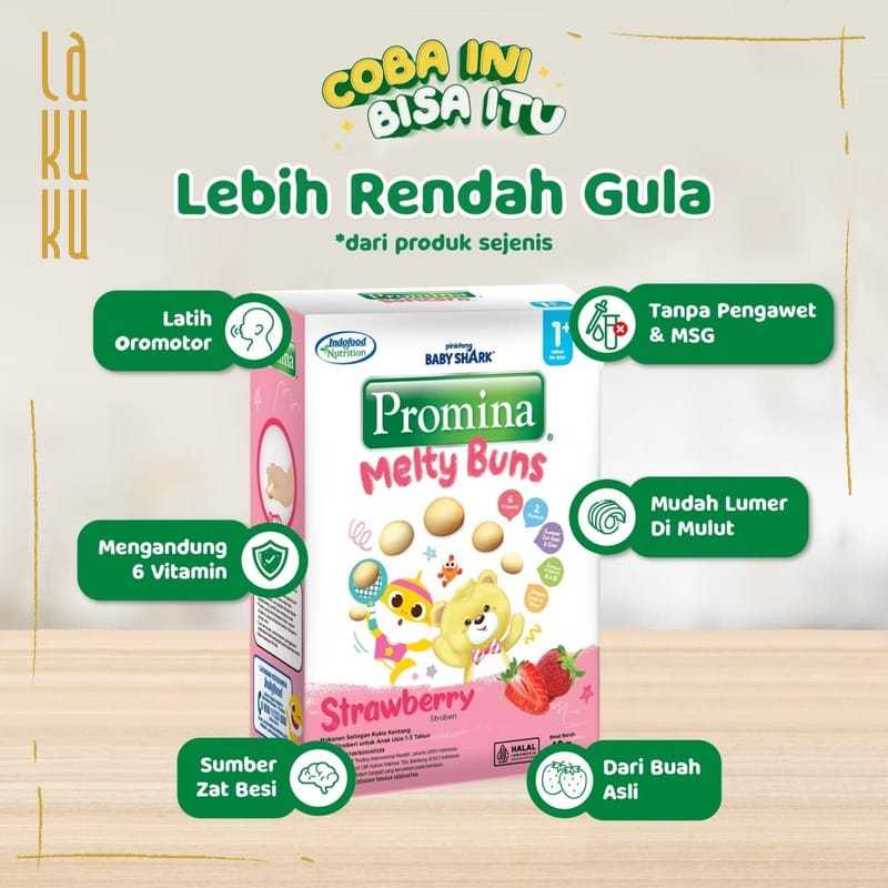 Lakuku - Promina Makanan dan Cemilan sehat Bayi Mpasi Crunchies dan Mie Batita