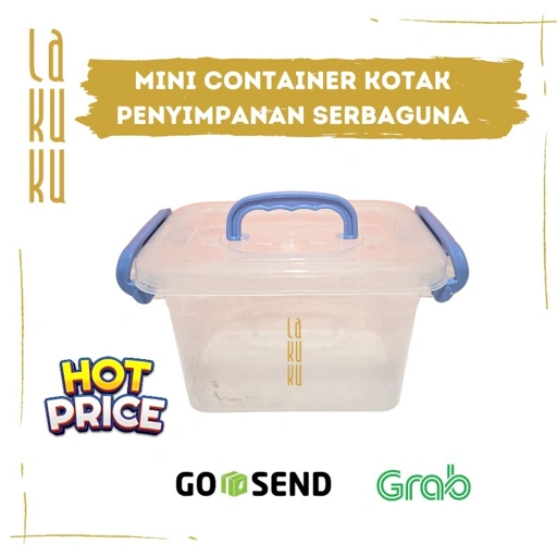 Image of Lakuku - Mini Container Glory Box Kotak Serbaguna Kotak Penyimpanan Barang Box Plastik Serbaguna Tebal