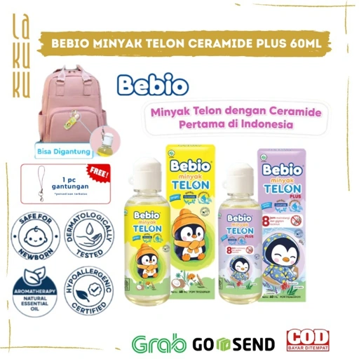 Image of Lakuku - Bebio Minyak Telon Ceramide Plus 60ml