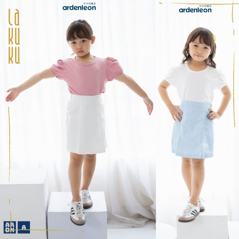Lakuku - Ardenleon pleated skort Rok Bawahan Anak Perempuan