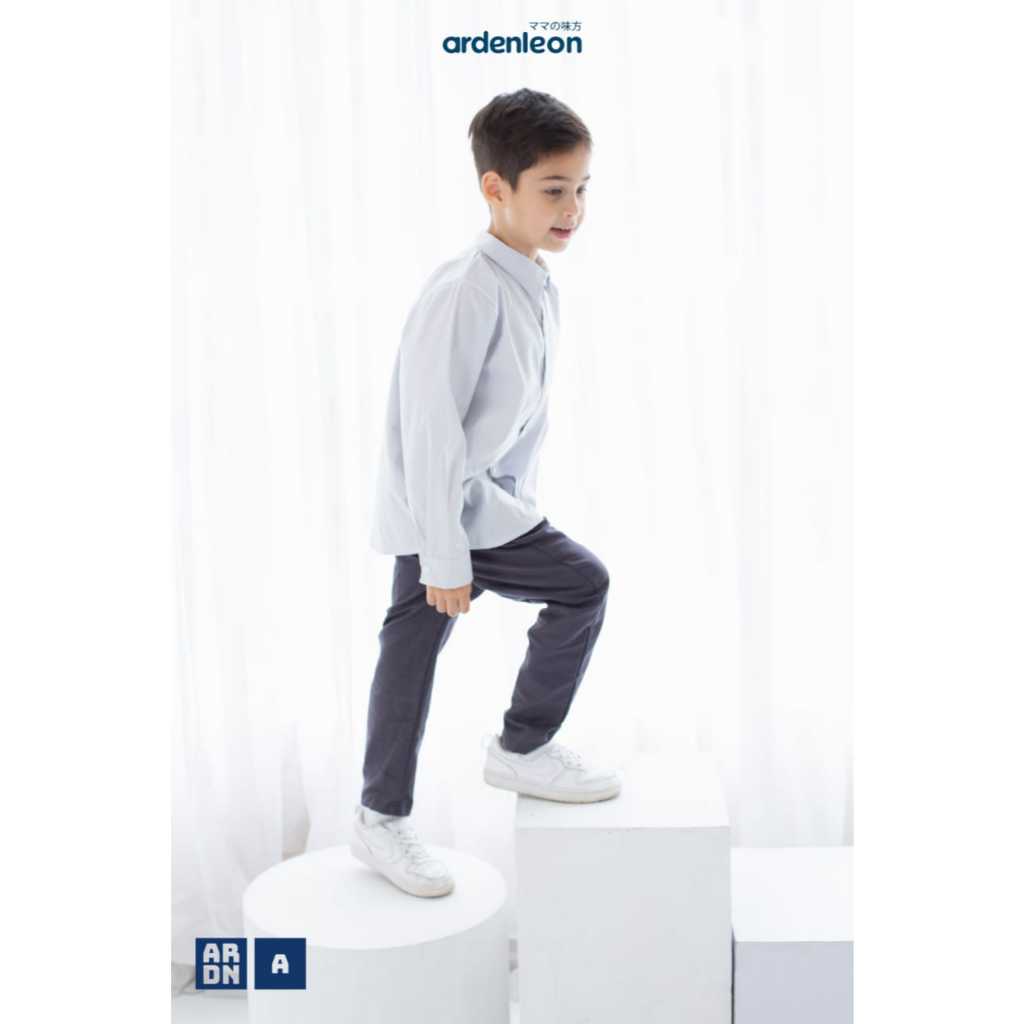 Lakuku - Ardenleon Long Sleeve Shirt Basic Kemeja Atasan Lengan Panjang Anak