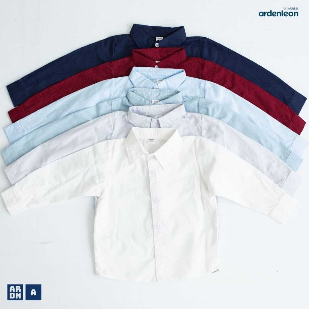 Lakuku - Ardenleon Long Sleeve Shirt Basic Kemeja Atasan Lengan Panjang Anak