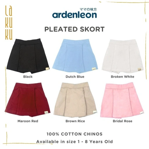 Image of Lakuku - Ardenleon pleated skort Rok Bawahan Anak Perempuan