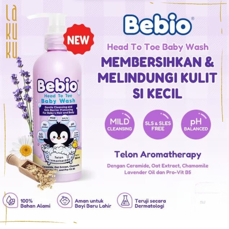 Lakuku - Bebio Sabun dan Lotion Perawatan Rambut Bayi dan Anak