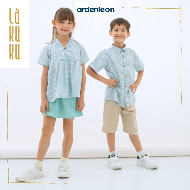 Lakuku - Ardenleon Maharani Batik Set Setelan Baju Rok Celana Skort Anak Perempuan