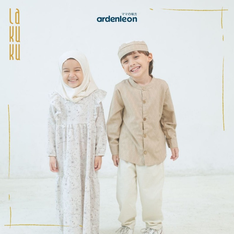 Lakuku - Ardenleon Raya Collection Aksa Koko Set 3.0 Setelan Baju Celana Peci Anak Laki Lebaran Idul Fitri