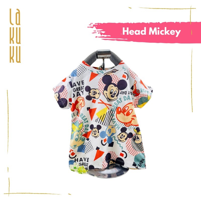 Lakuku - LK cozy is good Printed Tee Top Boy Atasan Baju Kaos Anak Laki 1-7 tahun cotton combed V.2