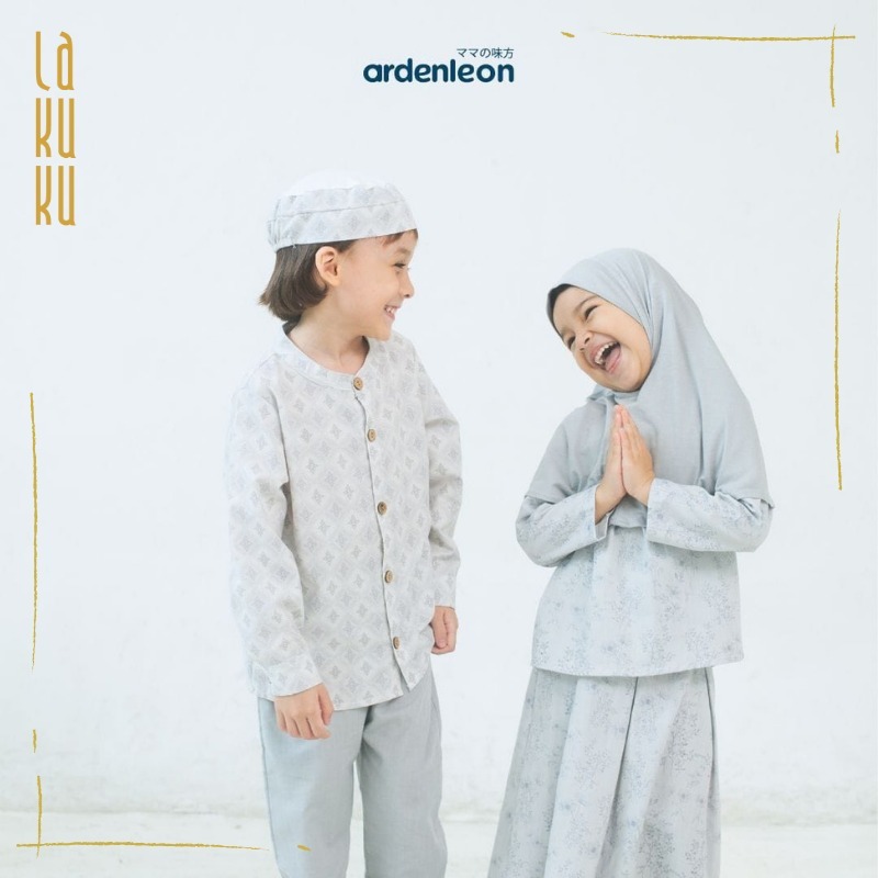 Lakuku - Ardenleon Raya Collection Aksa Koko Set 3.0 Setelan Baju Celana Peci Anak Laki Lebaran Idul Fitri