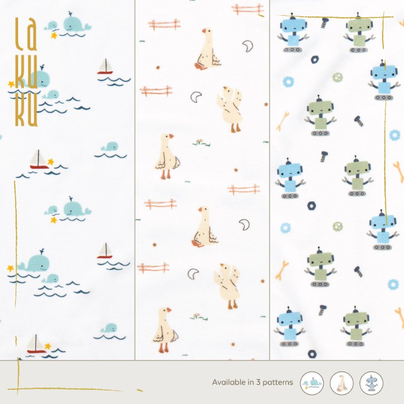 Perlak Alas Ompol Bayi 70x90 cm- Wonderpad Waterproof Little Palmerhaus anti-slip backing Soft Touch