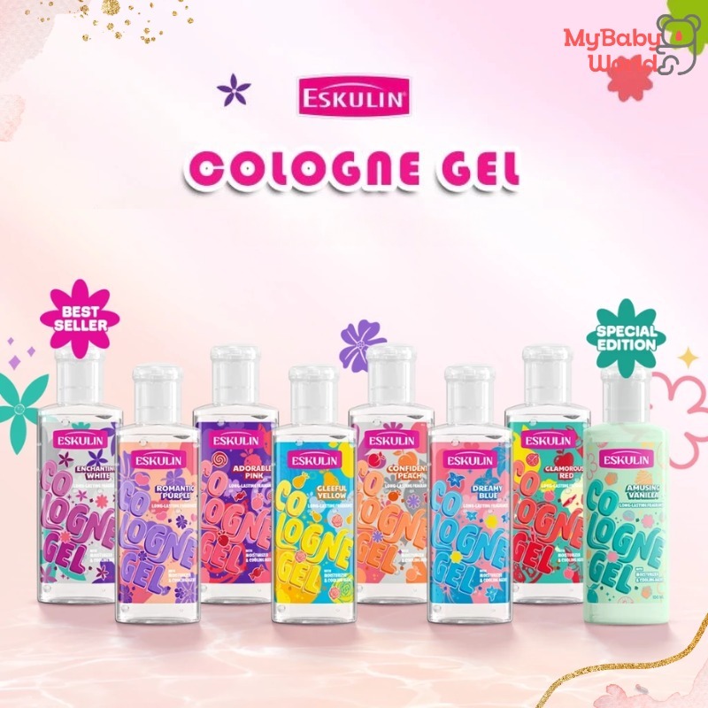 Lakuku - Eskulin Cologne Gel Aroma Wangi tahan hingga 6 jam