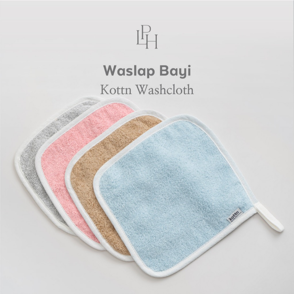 Washcloth BAMBOO little palmerhaus - sapu tangan bayi handuk kecil serbaguna bahan bamboo