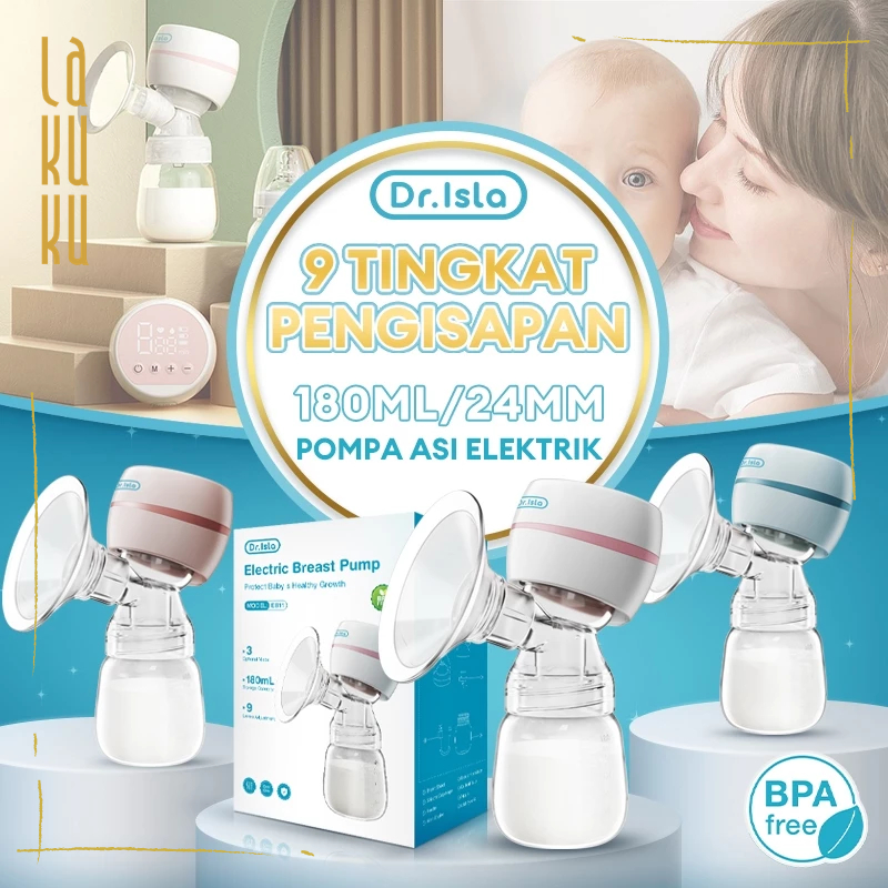 Lakuku - Dr Isla Pompa Asi Elektrik Breast Pump EB11 360° 3 mode