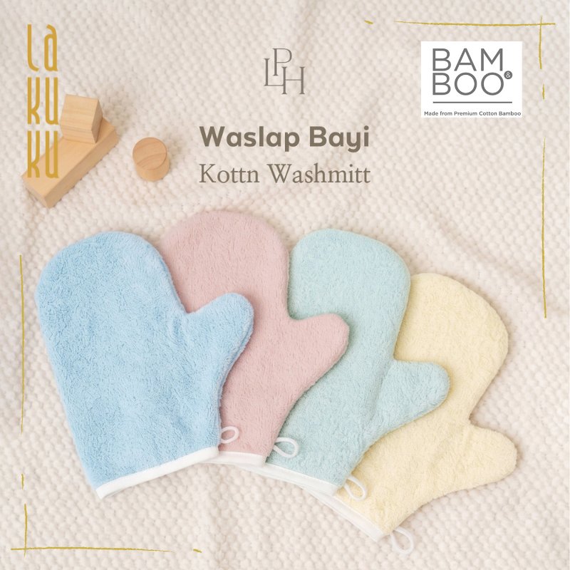 Washmitt BAMBOO Little Palmerhaus - Waslap Bayi Washlap Handuk Bilas