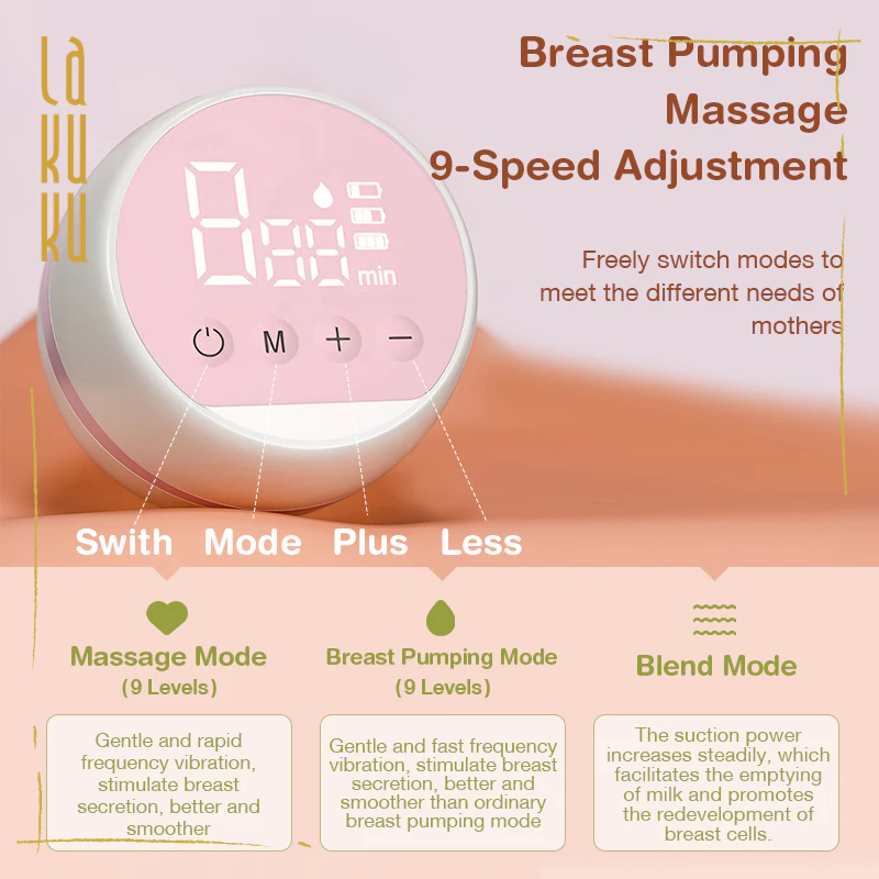 Lakuku - Dr Isla Pompa Asi Elektrik Breast Pump EB11 360° 3 mode