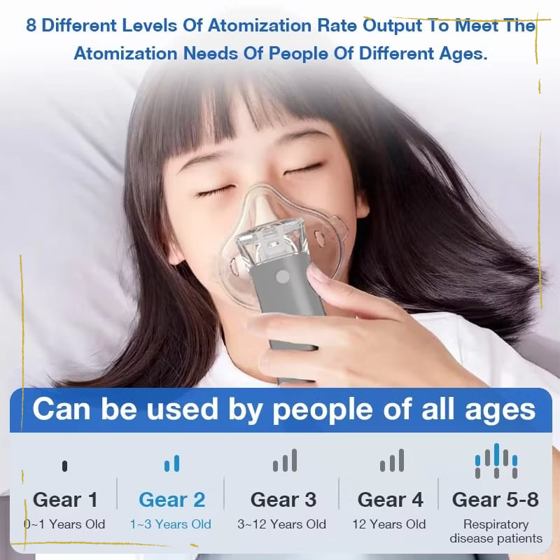 Lakuku - Dr.Isla Nebulizer Portable Alat Uap Nebu Pernapasan N6+ N9 N10