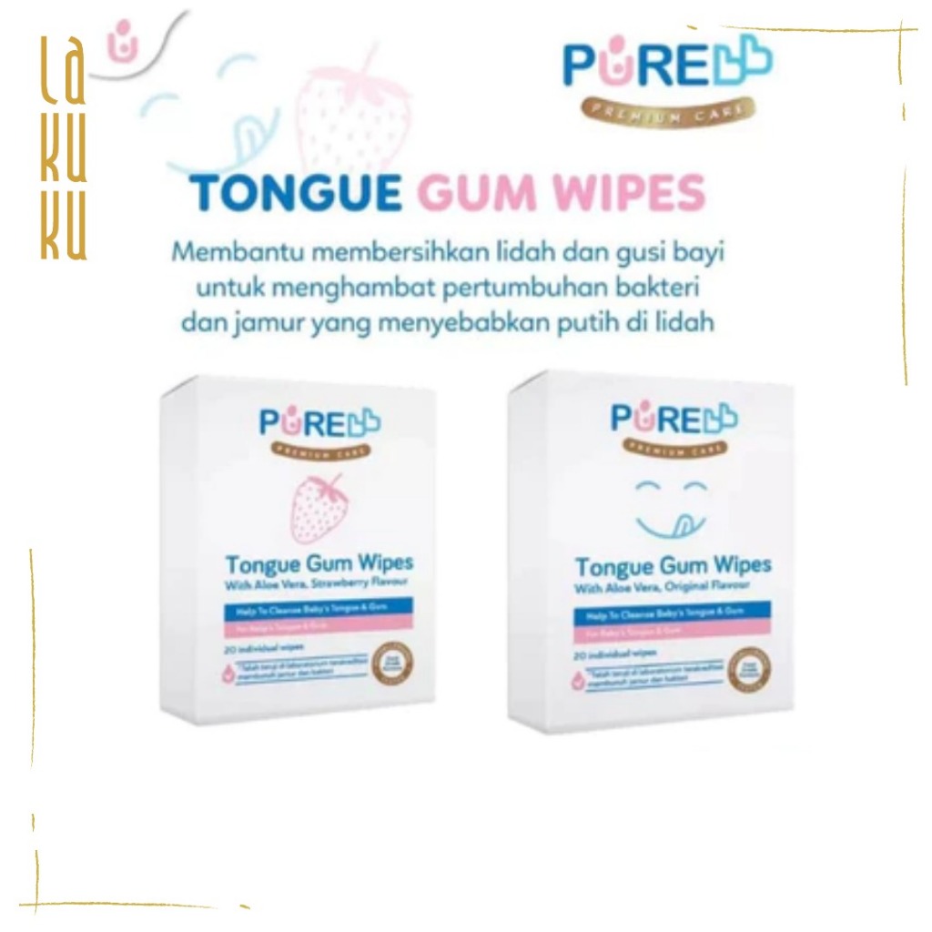 Lakuku - PUREBB Pure kids Tongue and Gum isi 20 lembar
