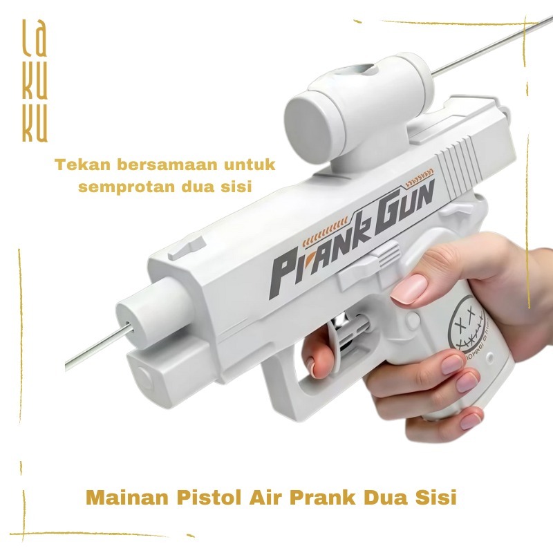 Lakuku - Mainan Pistol Air Prank Gun Anak tembak 2 arah